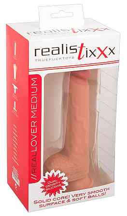 Фалоімітатор з мошонкою - Realistixxx Real Lover Medium Sex Aura Київ
