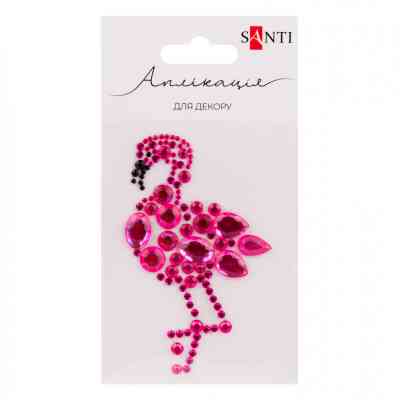 Набор для творчества Santi Фламінго зі страз самоклеючих 6х10 см (743026) Винница