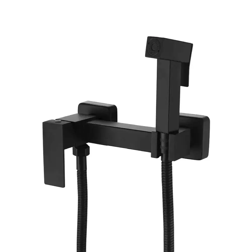 Гігієнічний душ із змішувачем WEZER PRO9A-02-BLACK чорний Київ - фото 1