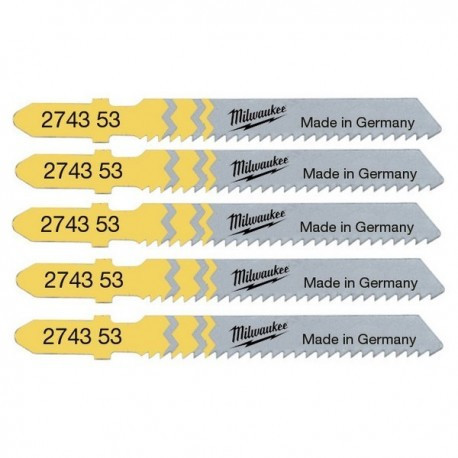Полотна для лобзика T119B MILWAUKEE, 50 мм/крок зуба 2,0 мм, (5 шт.), (деревина) Одеса - фото 2