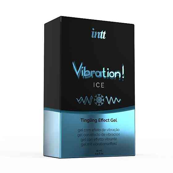 Жидкий вибратор Intt Vibration Ice (15 мл), густой гель, очень необычный, действует до 30 минут Sex Aura Киев