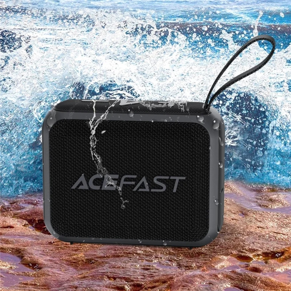 Портативна колонка ACEFAST K4 Go portable wireless speaker, 5W, IPX7, Black Одеса - фото 9