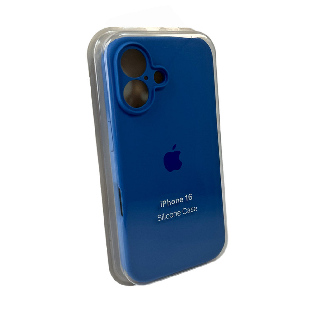 Чохол для смартфона Silicone Full Case AA Camera Protect for Apple iPhone 16 3,Royal Blue Київ - фото 2