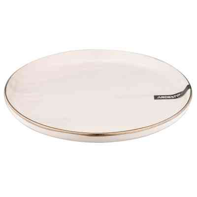 Тарелка Ardesto Marmo Бежева 19 см Десертна (AR2919MRB) Винница