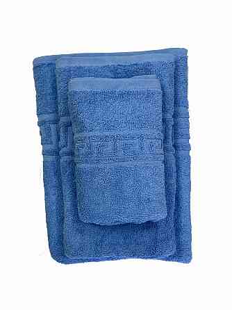 Махровий рушник Ideal Textile Greek 33х60 см блакитний (56860579) Чернівці