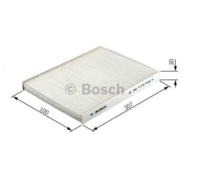 Повітряний фільтр салону BOSCH 2122 AUDI A6 4F, R8 2,4-4,2 04- Харків - фото 1