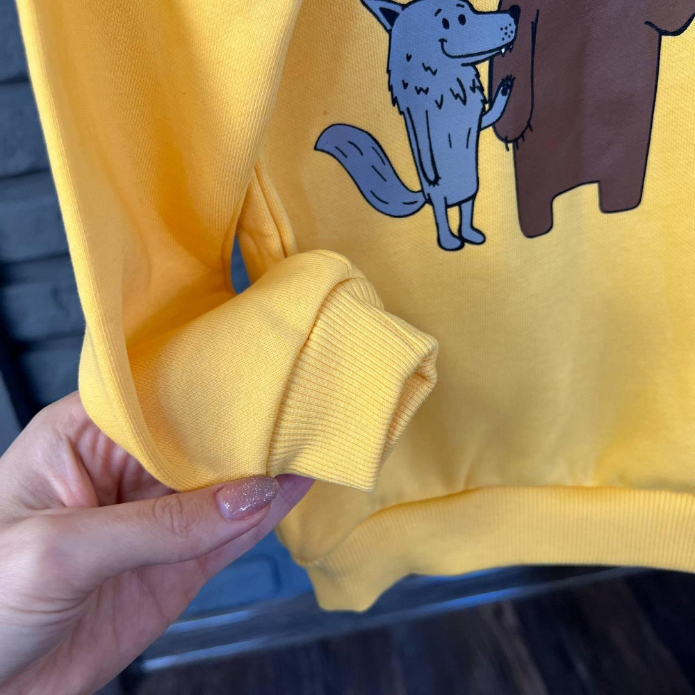 Дитяча кофта LC Waikiki Жовта 12-18 міс (80-86 см) Київ - фото 3