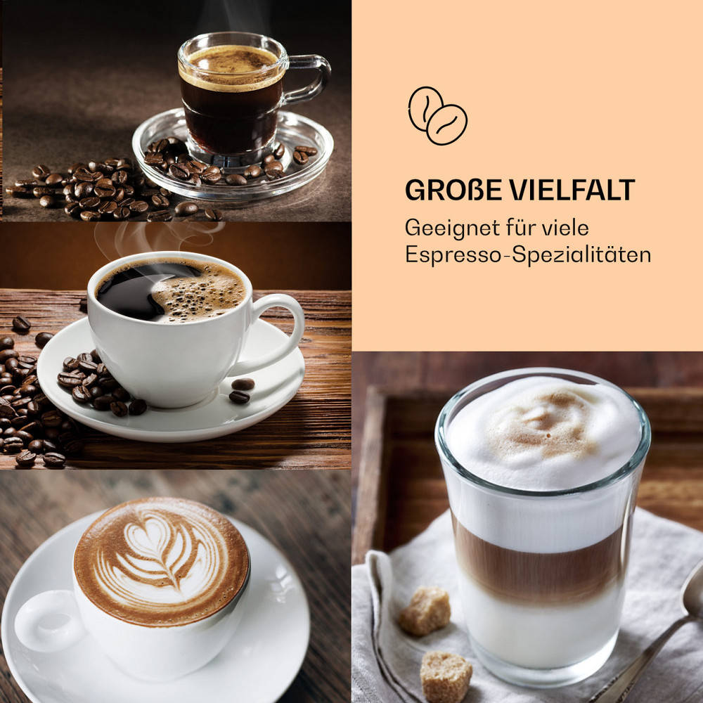 Еспресо-машина BellaVita Espresso 20 барів 1575 Вт 900 мл Підігрівання чашок (Німеччина, читати опис) Рівне - фото 6