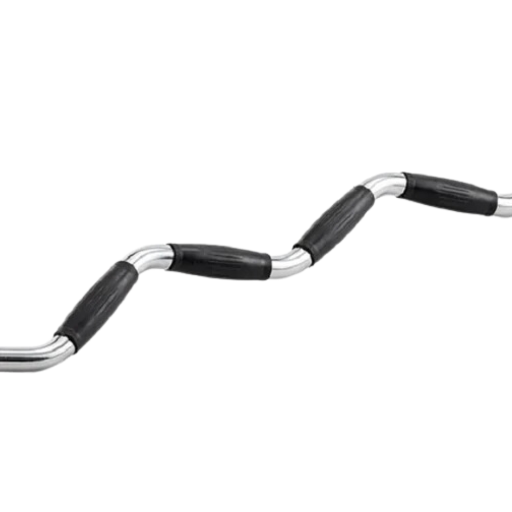 Гриф олімпійський York Fitness W-подібний 135см (50мм) з гумовими рукоятками Киев - изображение 3