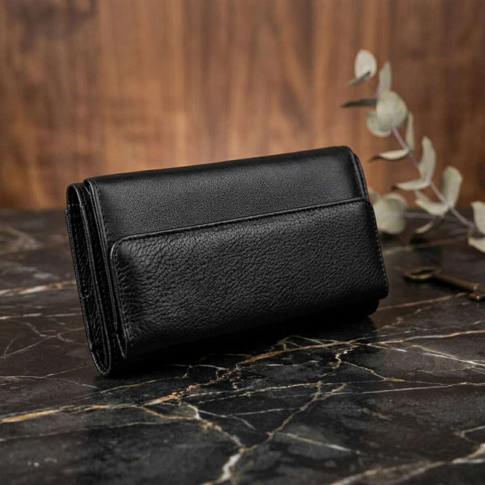 Добротный женский кошелек ST Leather 19375 Черный Киев - изображение 14