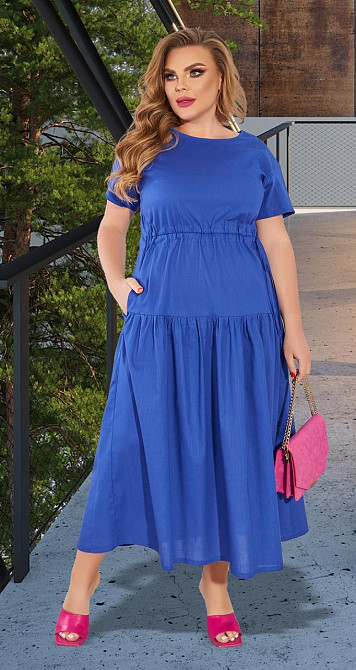 Лляне плаття великого розміру (54) Київ - фото 2