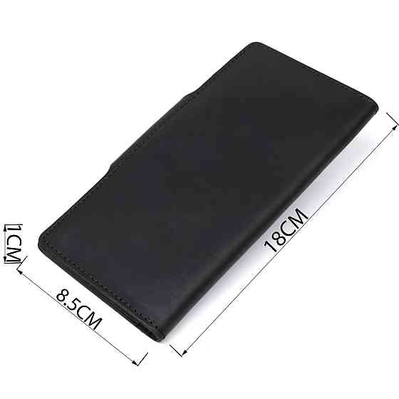 Гаманець чоловічий з вінтажної шкіри SHVIGEL 16165 Чорний Київ