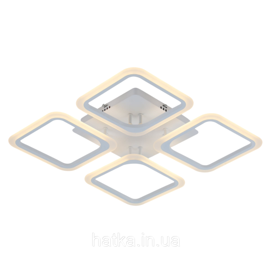 Люстра светодиодная акриловая потолочная 6110-4 WT 74W Киев