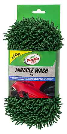 TURTLE WAX X1186 — Мікрофіброва губка 3 в 1 для миття, видалення комах та полірування кузова 210×100×60 мм Ковель