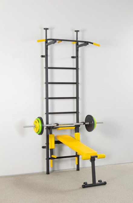 Шведская стенка металлическая в квартиру для детей и взрослых разборная усиленная спортивная стойка Каменское - изображение 7