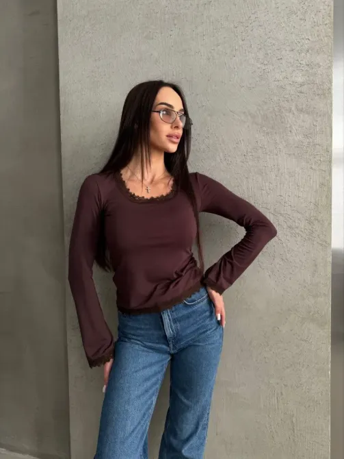 Женская блуза с кружевом Одесса - изображение 4