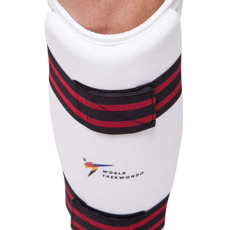 Защита голени для тхэквондо WTF BO-4081 размер S-XL белый Защита для боевых искусств Киев - изображение 3