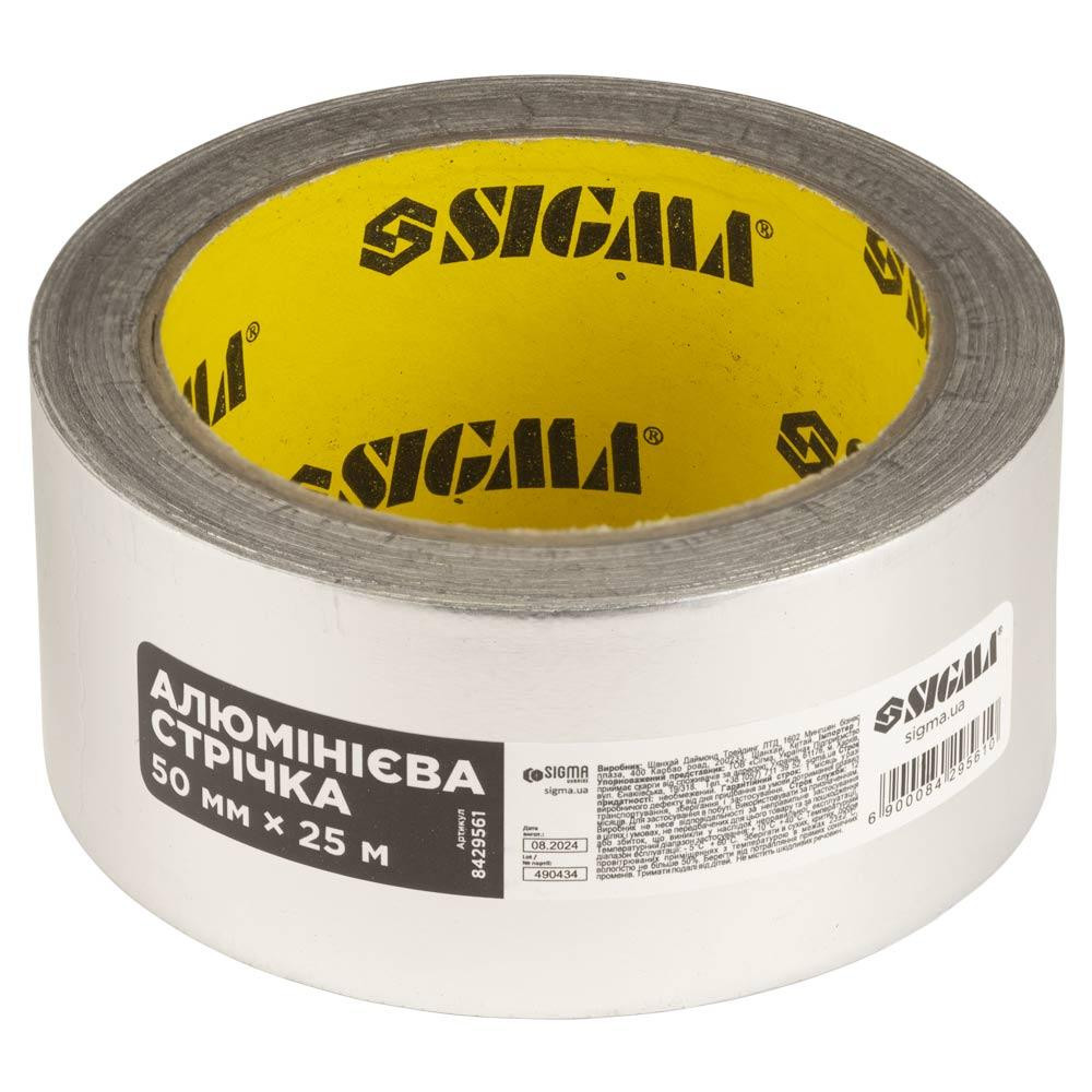 Лента алюминиевая 50мм×25м SIGMA (8429561) Киев - изображение 1