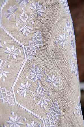 Вышиванка женская, натуральная льняная, топ Киев