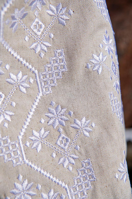 Вышиванка женская, натуральная льняная, топ Киев - изображение 3