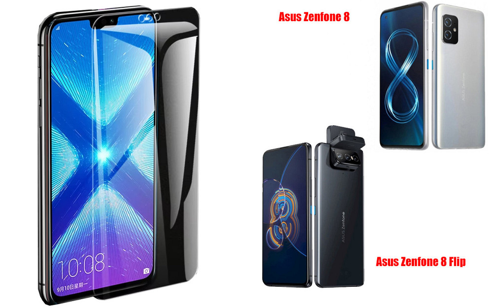Защитное стекло NeoGlass для Asus Zenfone 8, Zenfone 8 Flip – ультрапрозрачное и устойчивое Киев - изображение 2