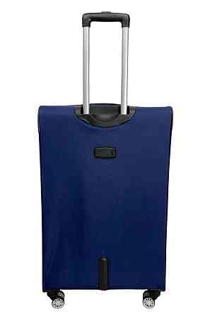 Чемодан тканевый MADISSON 35703 средний 67 см синий 4 колеса Киев
