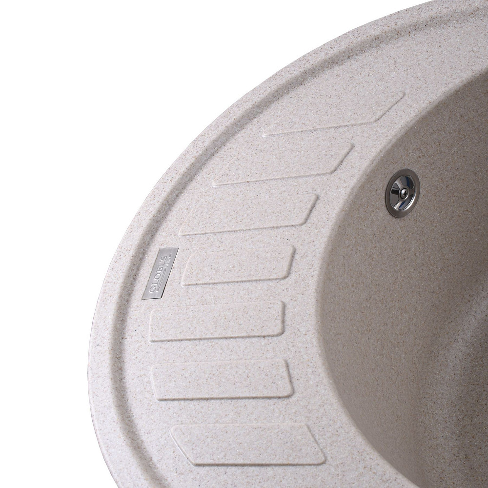 Гранітна мийка Globus Lux ARNO піщаний 620х500мм-А0004 Тернопіль - фото 4