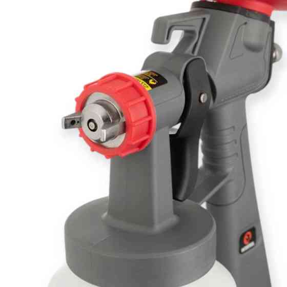 Пистолет покрасочный электрический d-1.5, 450 Вт с бачком 1.0л, 100-200 мл/мин HVLP Мукачево