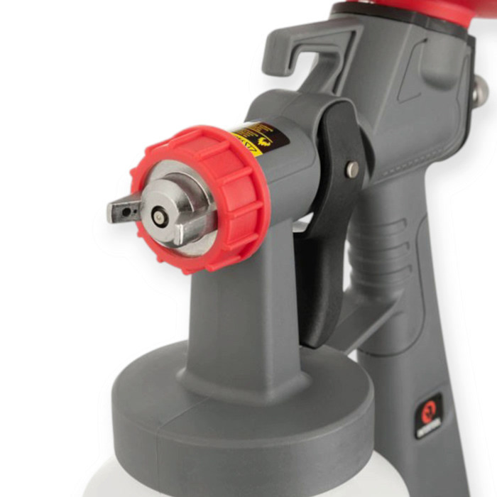 Пистолет покрасочный электрический d-1.5, 450 Вт с бачком 1.0л, 100-200 мл/мин HVLP Мукачево - изображение 4