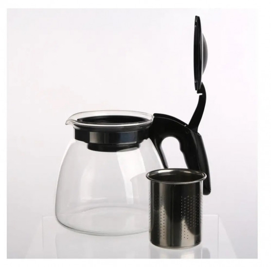 Чайник для чаю скляний (700 мл) Вінниця - фото 3