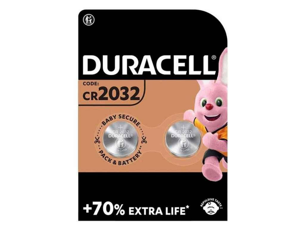 Батарейка літієва CR2032 2шт (блістер) Baby Secure ТМ DURACELL Київ - фото 1