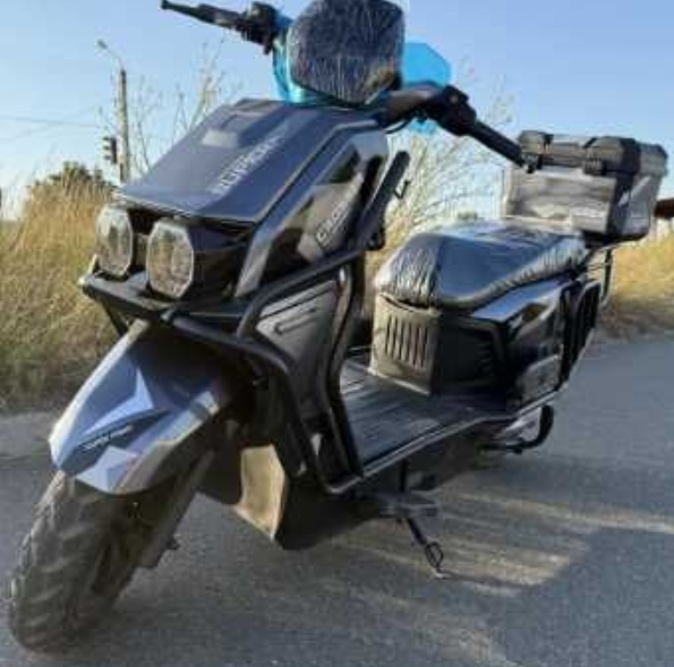 Электроскутер Crosser CR-17 (2500W 72V/35Ah) Графен- Серый. Харьков - изображение 1