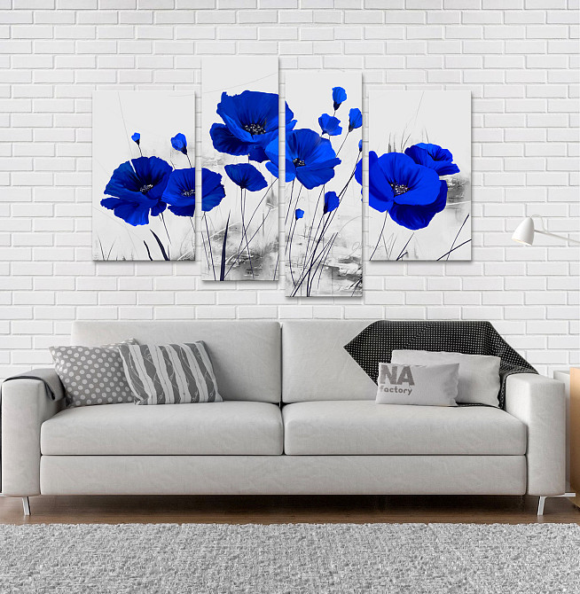 Модульна картина Квіти Маки Art-97_4 Київ - фото 2