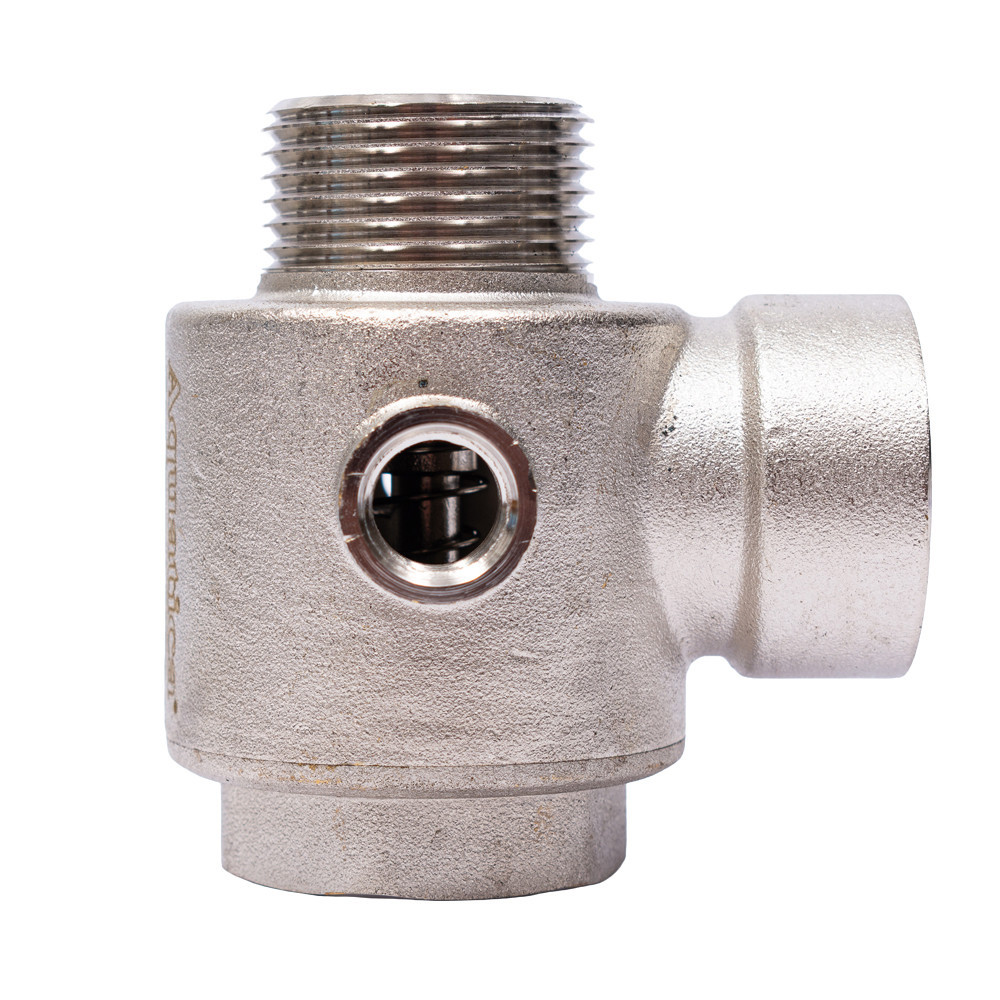 З'єднувач п'ятививідний + зворотний клапан 80 мм M1"×F1"×F1/4"×F1/4" Silver 480 г AQUATICA (779601) Київ - фото 5