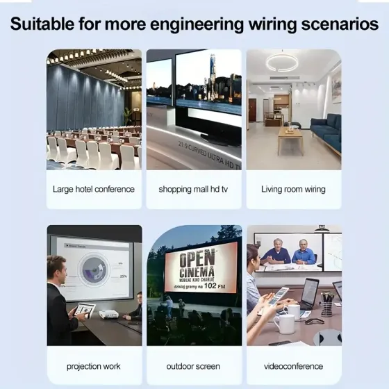 Преміум HDMI кабель 1.5 м, 4K 60 Гц, 3D відео та аудіо Київ