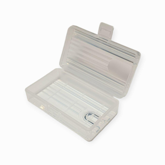 Бокс прозорий з вішаком QM-OC1020 для 2-х акумуляторів 18650 Рівне