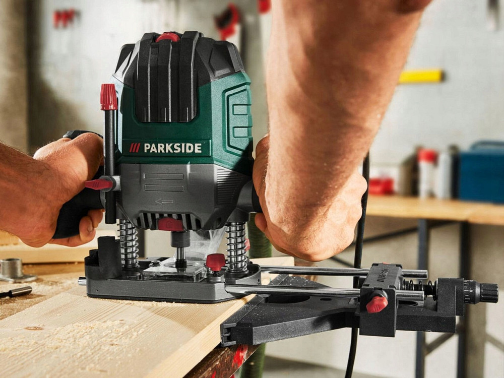 Ручной фрезерный станок по дереву 30000 об.мин 6 фрез Parkside (POF 1200 E4) Нововолынск - изображение 6