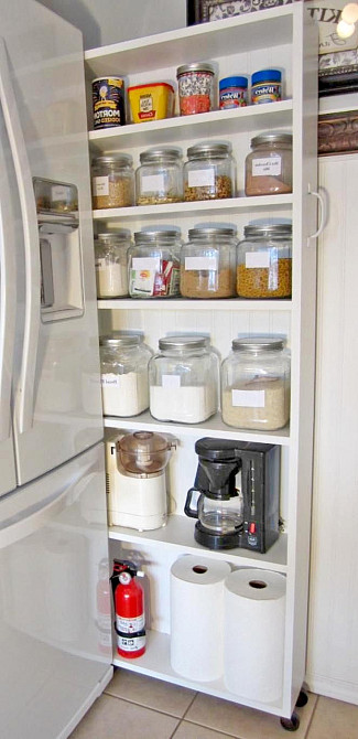 Выдвижной стеллаж 