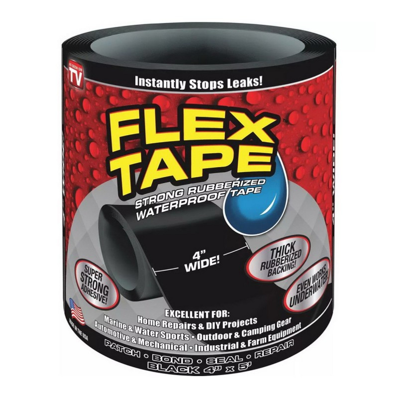 Сверхпрочная лента FLEX TAPE 10 см 5515 – герметичная, влагостойкая, универсальная ремонтная лента Одесса - изображение 2