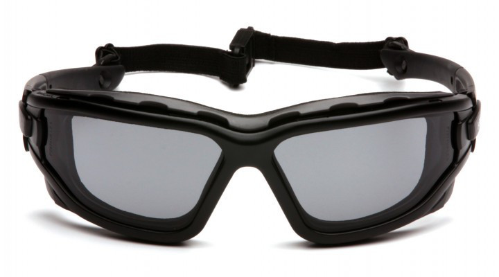 Окуляри захисні з ущільнювачем Pyramex i-Force Slim (gray) Anti-Fog, чорні Запоріжжя - фото 2