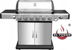 Гриль Solidny Grill Gazowy El Fuego Deluxe 7P 21Kw + Led Киев - изображение 1