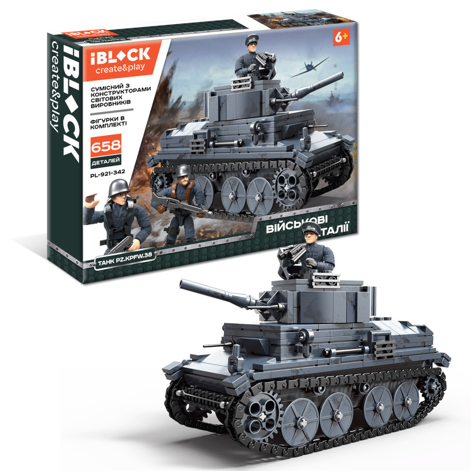 Іграшка конструктор IBLOCK PL-921-342 658 деталей Вінниця - фото 1