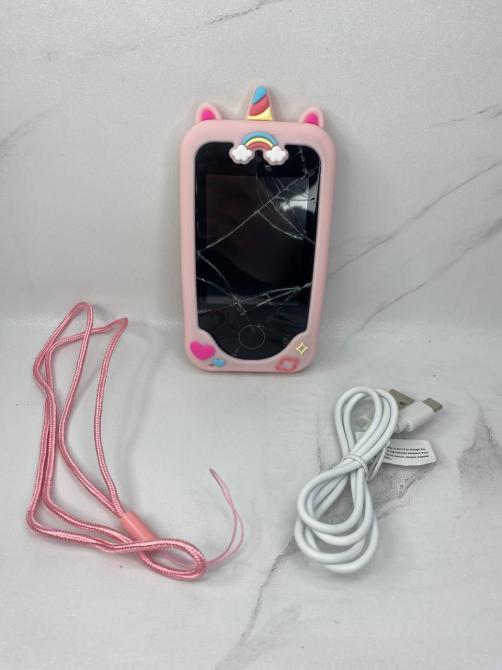 Б/В Дитячий фотоапарат 48 МП Pink 8GB у вигляді смартфона, IPS 2.4", Type-C, камера для дітей, підтримка microSD Київ - фото 1