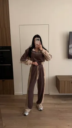 Женский костюм тройки из плюшевого велора — стильный и удобный комплект Одесса