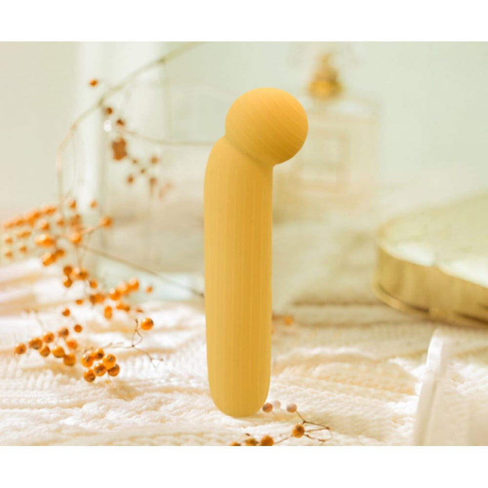 Вібратор для точки G Sweet Em Velvet Lure, бежевий Sex Aura Київ - фото 4