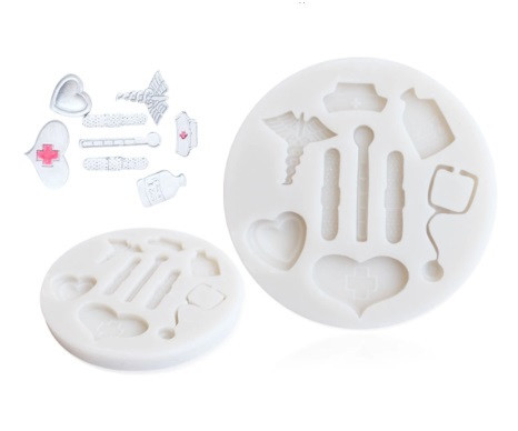 Молд силиконовый Медицинский набор 81 мм серый Киев - изображение 5