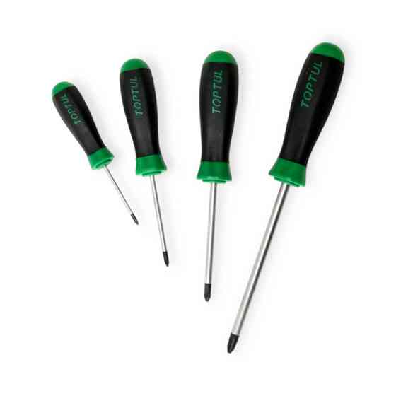 Набор отверток 4 шт магнитные - крест 3,5,6,8мм Мукачево