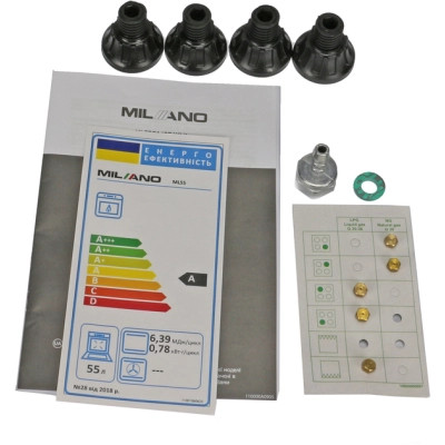 Плита Milano ML55 G1/07 біла Вінниця - фото 8