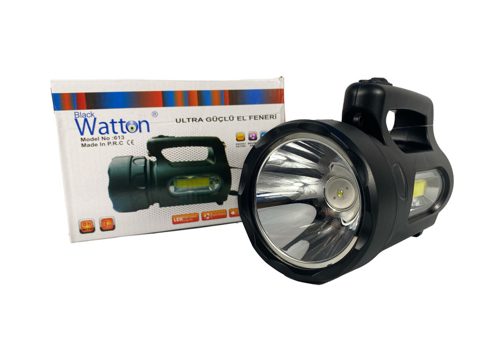 Фонарик Watton WT-613 аккумуляторный ручной LED Каменец-Подольский - изображение 8