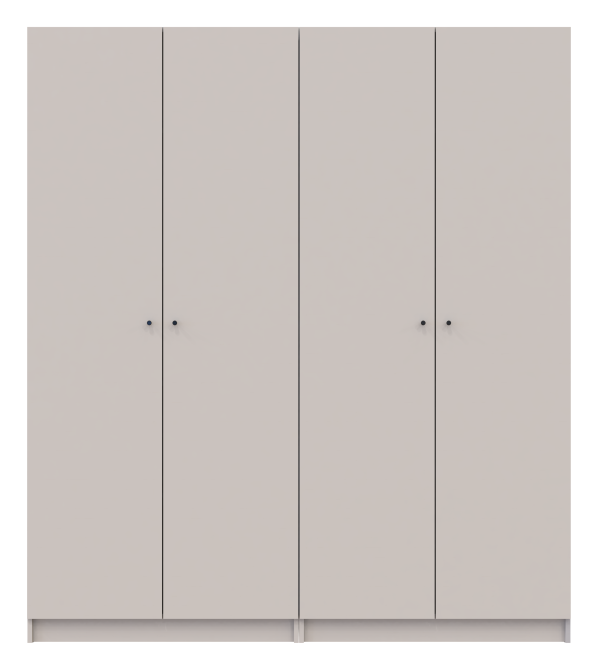 Комплект шкафов для одежды с полками Doros Промо (2 шт.) 180х48х204 см Кашемир (DRS-011466) Днепр - изображение 2